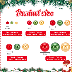 1860Pcs 15 Colors Imitation Pearl Acrylic Beads&nbsp;OACR-PH0004-70