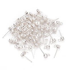 Non-Tarnish 304 Stainless Steel Stud Earring Findings&nbsp;STAS-H410-04P-A