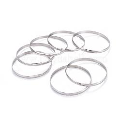 Fashion 201 Stainless Steel Bangle Sets&nbsp;BJEW-L664-024D-P-1