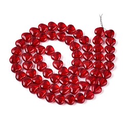 Baking Paint Transparent Glass Beads Strands&nbsp;DGLA-N021-01B-06