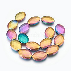 Electroplated Non-magnetic Synthetic Hematite Beads Strands&nbsp;G-P392-V