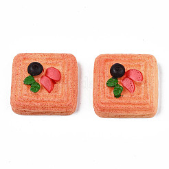 Opaque Epoxy Resin Cabochons&nbsp;CRES-S358-69