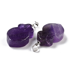 Natural Amethyst Pendants&nbsp;G-A203-02C-P