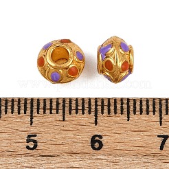 Alloy Enamel Beads&nbsp;ZIRC-I054-33G-02-02