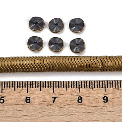 Electroplated Synthetic Non-magnetic Hematite Beads Strands&nbsp;G-H020-M01-27