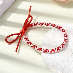 Adjustable Polyester Cord Braided Friendship Bracelets&nbsp;FB-CBA27E8-02D