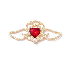 Rack Plating Alloy Rhinestone Pendants&nbsp;LS-FIND-G016-02G-03