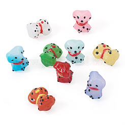 9Pcs 9 Colors Handmade Lampwork Enamel Beads&nbsp;LAMP-TA0001-70