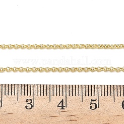 1.5MM Brass Rolo Chain Necklaces&nbsp;NJEW-P339-06G