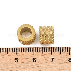 201 Stainless Steel Beads&nbsp;STAS-P437-02G