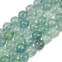 Natural Green Fluorite Beads Strands&nbsp;G-K340-A03-10mm-01