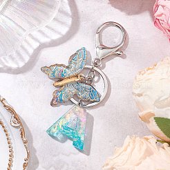Butterfly Shape Resin & Acrylic Keychain&nbsp;KEYC-JKC01067
