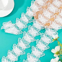 2 Yards Butterfly Lace Edge Trim Ribbon&nbsp;OCOR-NB0001-40