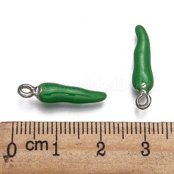 Brass Enamel Pendants&nbsp;PALLOY-H003-2