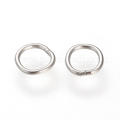 304 Stainless Steel Soldered Closed Jump Rings&nbsp;X-STAS-S066-16-4mm