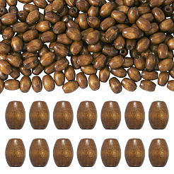 Spray Painted Natural Maple Wood Beads&nbsp;X-CD-TAC0003-01B