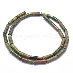 Natural Unakite Beads Strands&nbsp;G-F631-D22