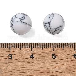 Dyed Synthetic Turquoise Sphere Beads&nbsp;GG-CBA391B-02C-02
