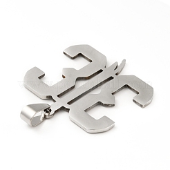 Non-Tarnish 201 Stainless Steel Pendants&nbsp;STAS-D190-17P