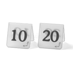 Acrylic Tent Table Number Sign&nbsp;AJEW-XCP0002-11