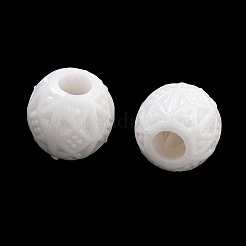 Opaque Acrylic European Beads&nbsp;SACR-L007-023B
