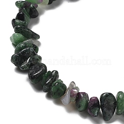 Natural Ruby in Zoisite Beads Strands&nbsp;G-M205-90