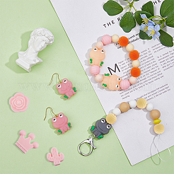 100Pcs 20 Style Food Grade Eco-Friendly Silicone Beads&nbsp;SIL-DC0001-47