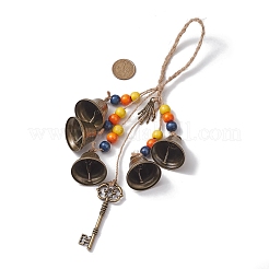 Halloween Iron Protective Witch Bells for Doorknob Hanging Ornaments&nbsp;HJEW-JM01896-02