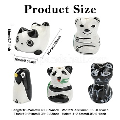 10Pcs 5 Styles Handmade Porcelain Beads&nbsp;PORC-CJ0001-41