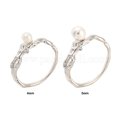 Brass Finger Ring Settings&nbsp;KK-G518-05P