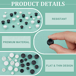 120Pcs 6 Style Plastic Hole Plugs&nbsp;FIND-GF0003-75