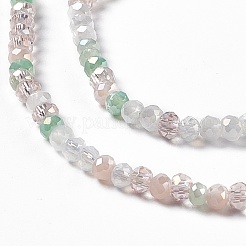 Electroplate Glass Beads Strands&nbsp;EGLA-S192-001A-B13