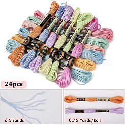 6-Ply Polyester Embroidery Floss&nbsp;OCOR-CY0004-40A