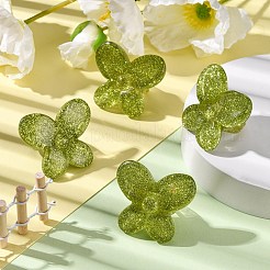 Acrylic Finger Rings&nbsp;RJEW-M137-02B