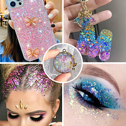 10 Boxes 10 Colors PET Shiny Nail Art Glitter&nbsp;MRMJ-TA0001-33