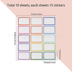 PVC Self Adhesive Stickers&nbsp;DIY-WH20007-64F