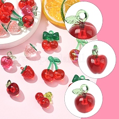 20Pcs Transparent Acrylic Pendants&nbsp;OACR-FS0002-11