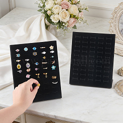 50-Slot Velvet with Sponge L Shaped Stud Earring Display Stands&nbsp;EDIS-WH0011-08B