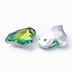 Electroplated Glass Pendants&nbsp;EGLA-N006-017