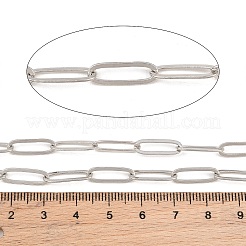 Brass Paperclip Chains&nbsp;KK-CBAC547-04P