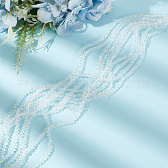 10 Strands Imitate Austrian Crystal Bicone Glass Beads Strands&nbsp;GLAA-HY0001-37A