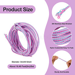 5M Nylon Coated 304 Stainless Steel Braided Wires&nbsp;TWIR-TA0001-07A