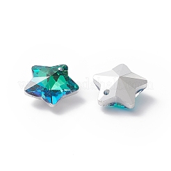 Electroplate Glass Charms&nbsp;GLAA-H104-A05