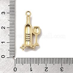 Brass Micro Pave Cubic Zirconia Pendants&nbsp;KK-H089-30G-01