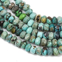 Natural HuBei Turquoise Beads Strands&nbsp;G-B175-A14-2x4mm