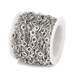 304 Stainless Steel Flower Link Chains&nbsp;CHS-P027-02P