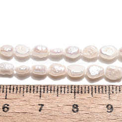 Natural Cultured Freshwater Pearl Beads Strands&nbsp;LS-PEAR-N014-03H-01