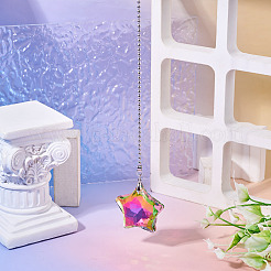 Glass Charms Ceiling Fan Pull Chain Extenders&nbsp;HJEW-TAC0155