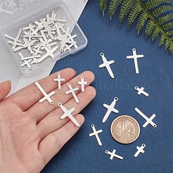40Pcs 5 Style 304 Stainless Steel Pendants&nbsp;STAS-UN0027-80