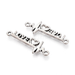 Tibetan Style Alloy Links/Connectors&nbsp;PALLOY-T090-89AS